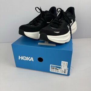 HOKA ONE ONE BONDI 9 Women's Sneakers Athletic Shoes BLACK / WHITE Size 11B
